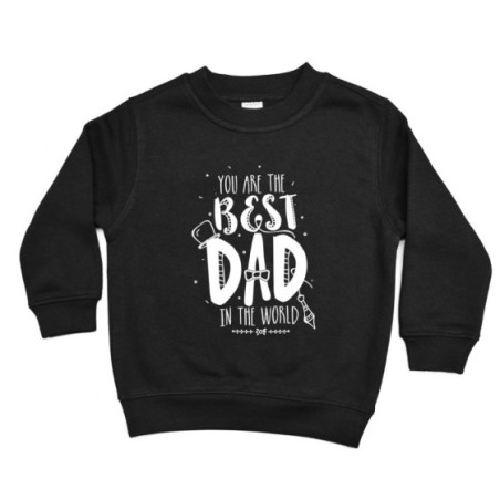 Felpa bambino the best dad in the world