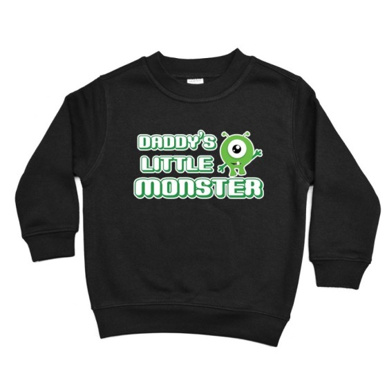 Felpa bambino daddy's little monster Per il papà