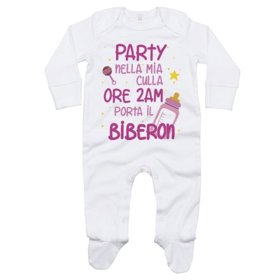Tutina neonato party nella mia culla Divertenti
