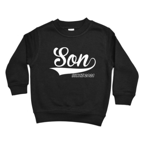 Felpa bambino personalizzato con anno daughter son since Per la famiglia