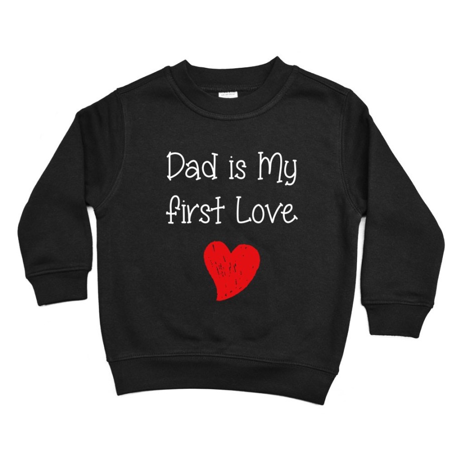 Felpa bambino dad is my first love Per il papà