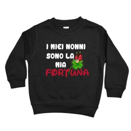 Felpa bambino il mio nonno i miei nonni sono la mia...