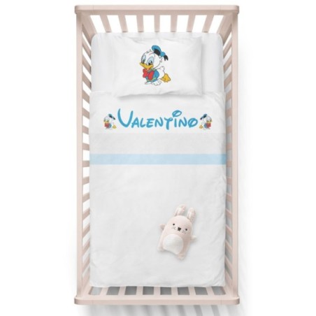 Lenzuola culletta e carrozzina personalizzata con nome...