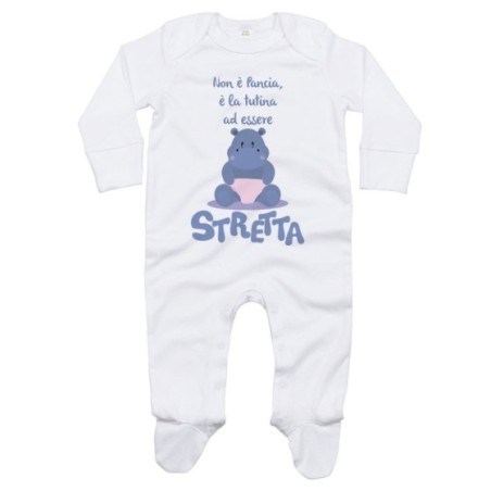 Tutina neonato non è pancia è la tutina ad essere stretta...
