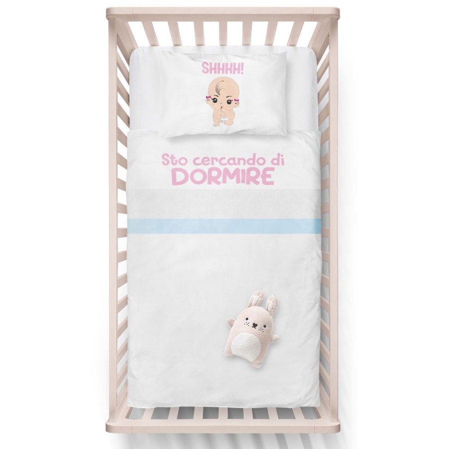 Lenzuola culletta e carrozzina shhhh sto cercando di dormire Divertenti