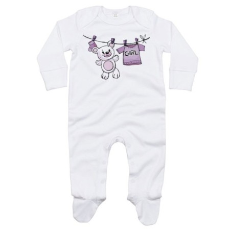 Tutina neonato boy girl con orsetto