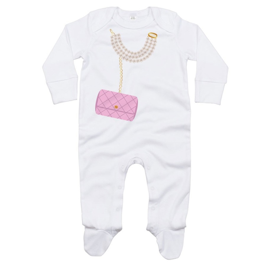 Tutina neonata collana e borsetta Divertenti