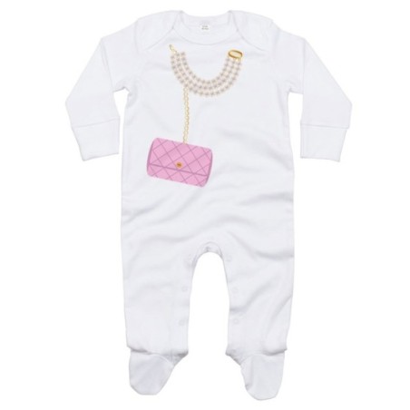 Tutina neonata collana e borsetta