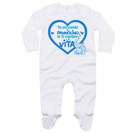 Tutina neonato tu mi cambi il pannolino io ti cambio la vita
