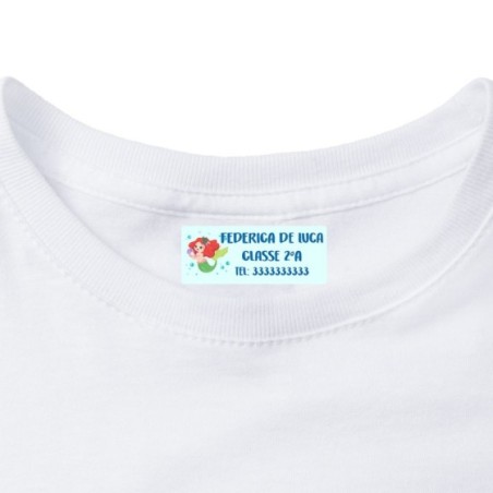 Etichette termoadesive personalizzate con nome con...