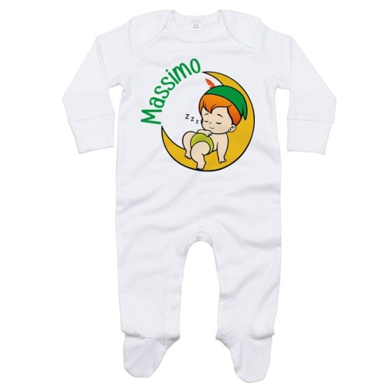 Tutina neonato personalizzata con nome baby peter Divertenti