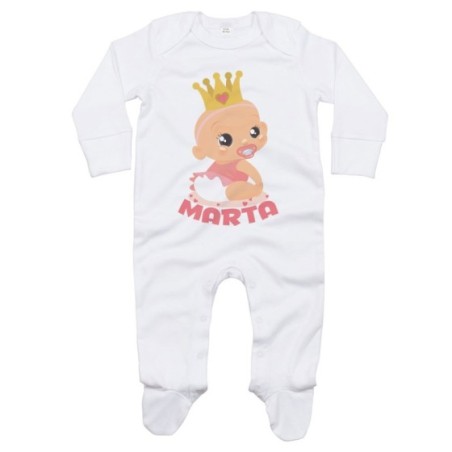 Tutina neonato personalizzata con nome bambino bambina...