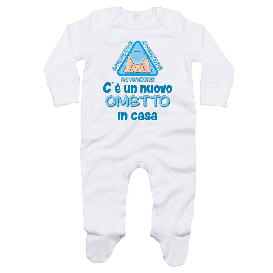 Tutina neonato attenzione c'è un nuovo ometto in casa Divertenti