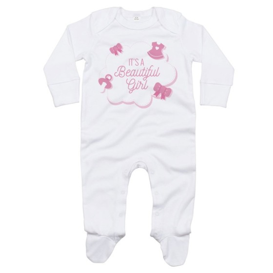 Tutina neonato it's a beautiful boy beautiful girl  Divertenti