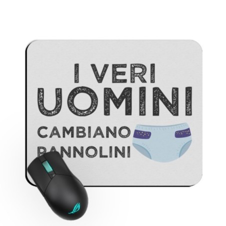 Tappetino mouse i veri uomini cambiano i pannolini