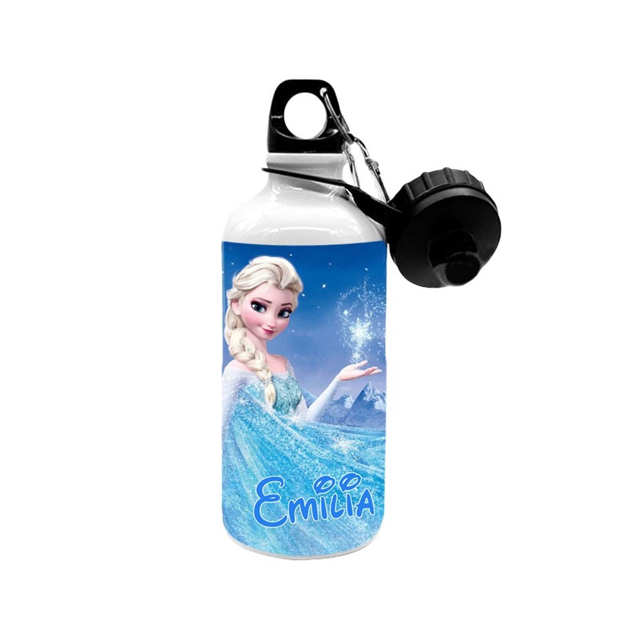 Borraccia personalizzata con nome elsa Cartoon