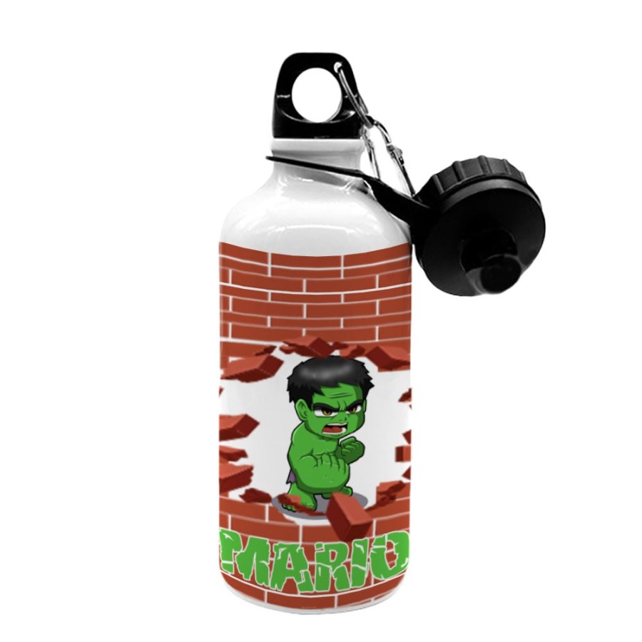 Borraccia personalizzata con nome baby hulk Cartoon