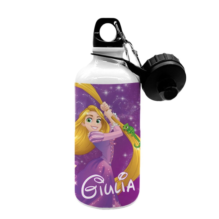 Borraccia personalizzata con nome rapunzel Cartoon