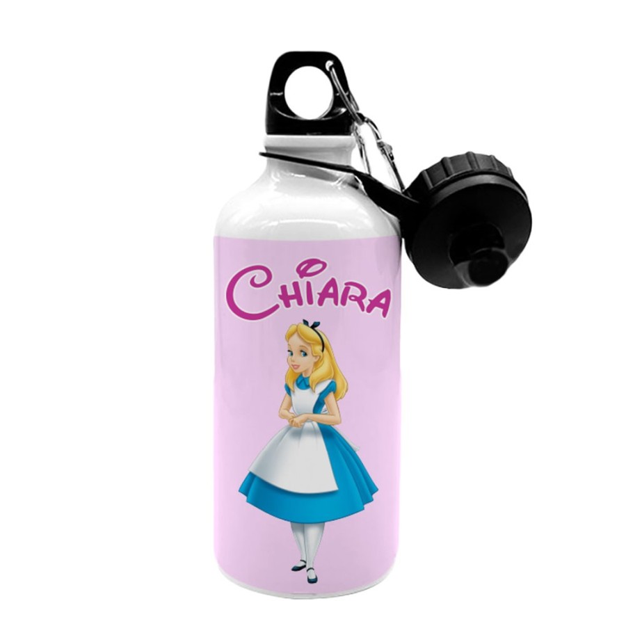 Borraccia personalizzata con nome alice Cartoon