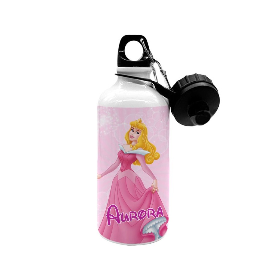 Borraccia personalizzata con nome aurora Cartoon