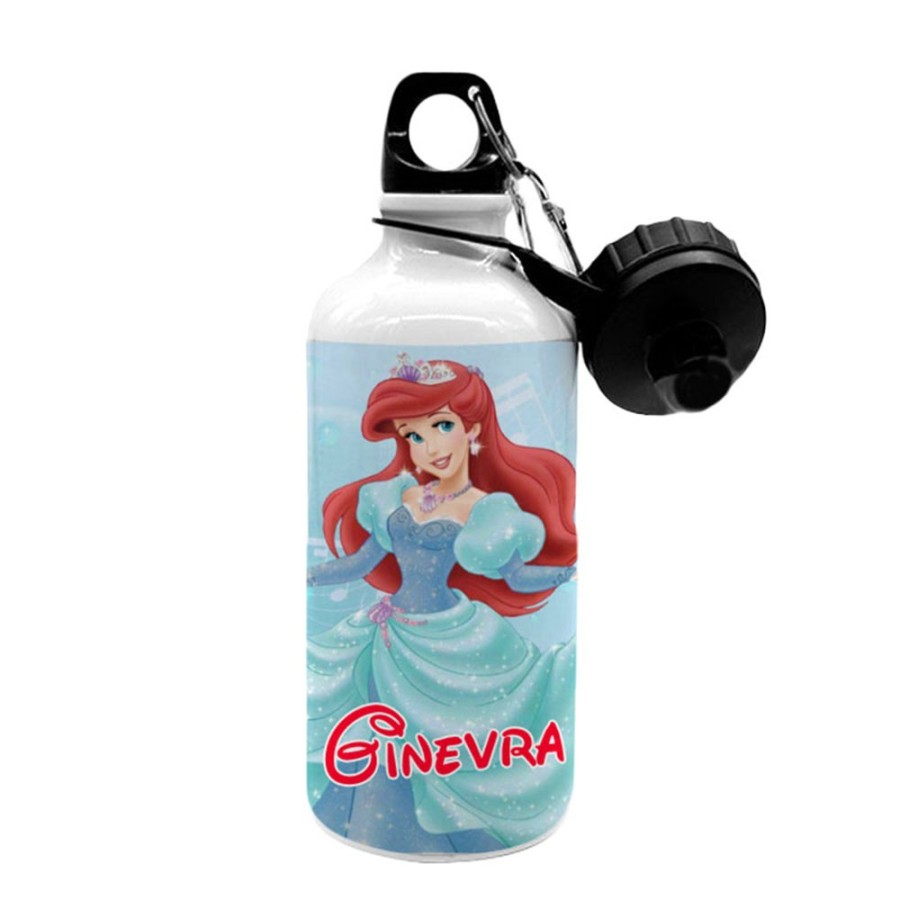 Borraccia personalizzata con nome ariel Cartoon