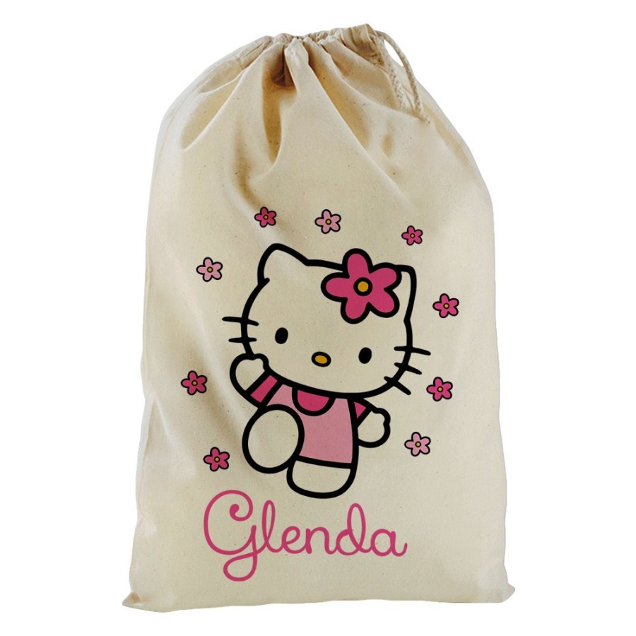 Sacchetto nascita bimba personalizzato con nome hello kitty Cartoon