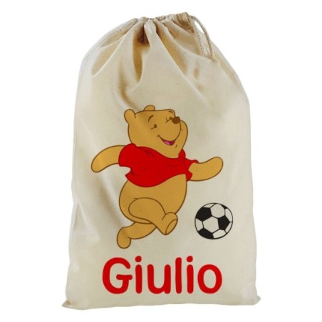 Sacchetto nascita bimbo personalizzato con nome winnie...