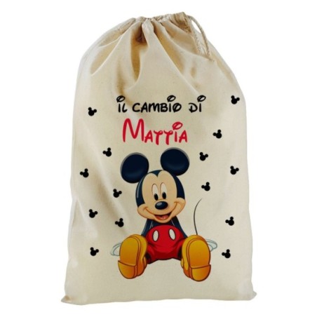 Sacchetto nascita bimbo personalizzato con nome cute...
