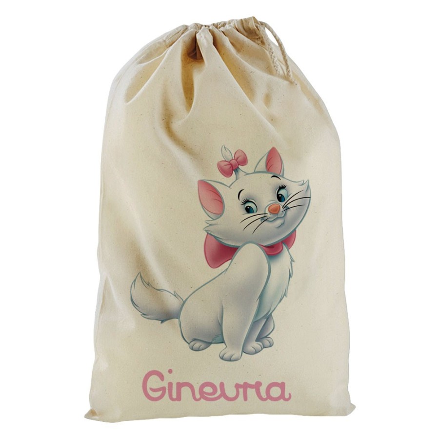 Sacchetto nascita bimba personalizzato con nome minou Cartoon