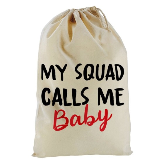 Sacchetto nascita bimbo my squad calls me baby Per la famiglia