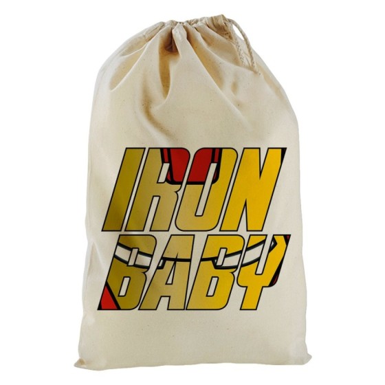 Sacchetto nascita bimbo iron baby sign Per la famiglia
