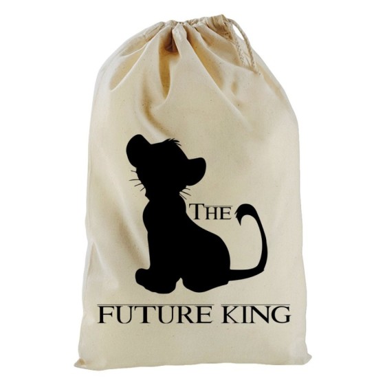 Sacchetto nascita bimbo the future king queem lion Per la famiglia