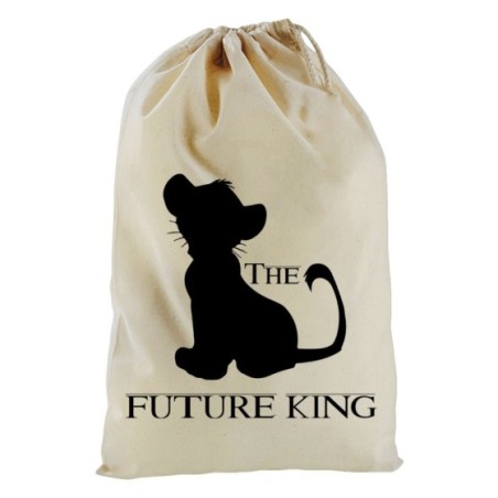 Sacchetto nascita bimbo the future king queem lion