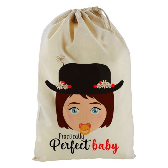 Sacchetto nascita bimba practically a perfect baby Per la famiglia