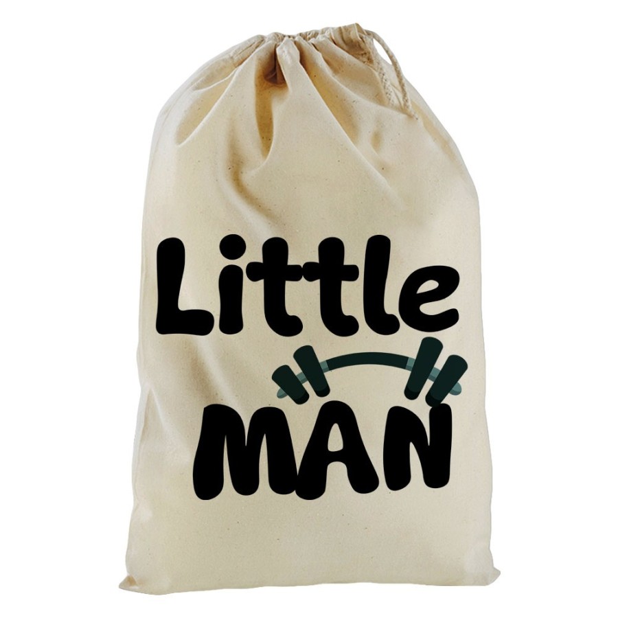 Sacchetto nascita bimbo little man little lady Per la famiglia