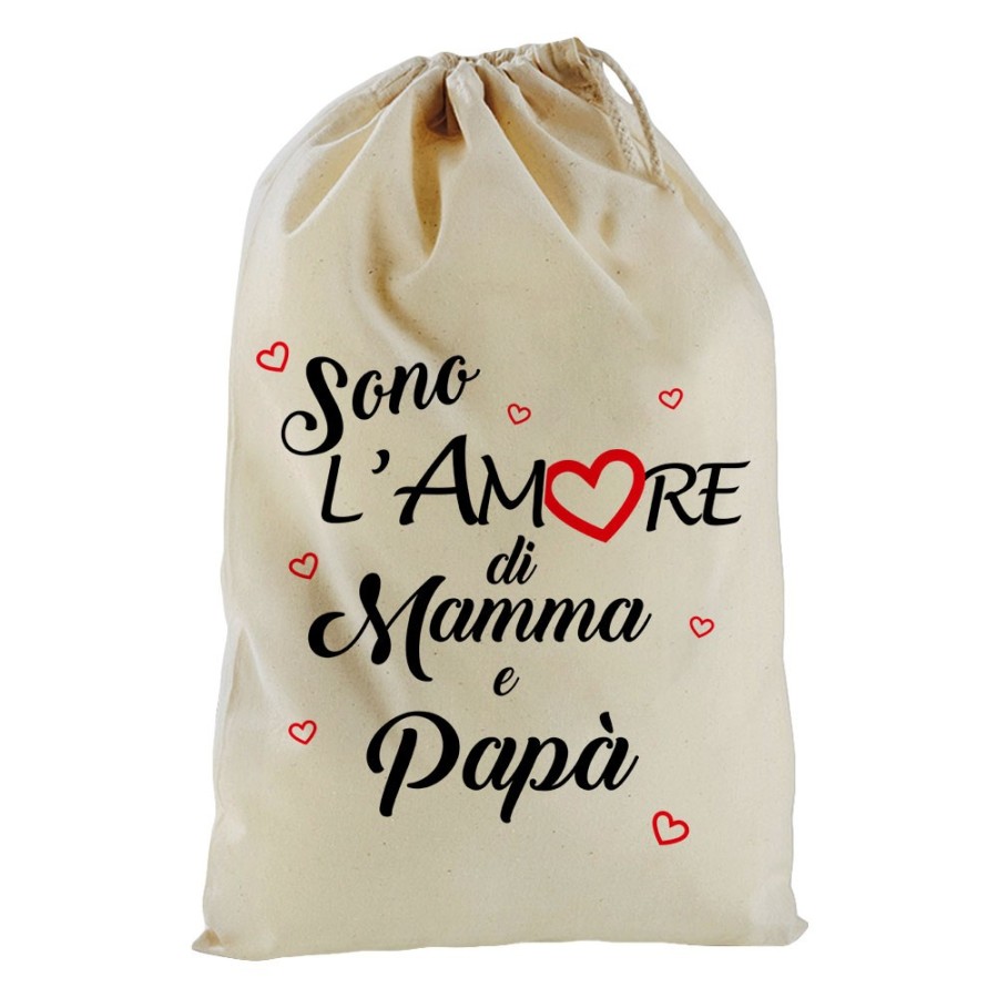 Sacchetto nascita bimbo sono l'amore di mamma e papà Per la famiglia
