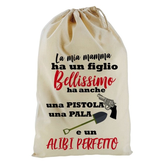 Sacchetto nascita bimbo la mia mamma ha un figlio bellissimo una figlia bellissima Per la mamma