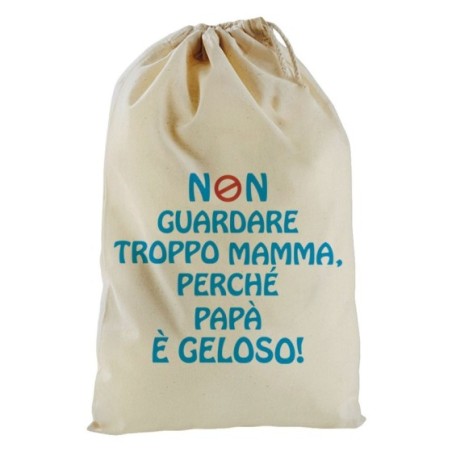 Sacchetto nascita bimbo non guardare troppo mamma perché...