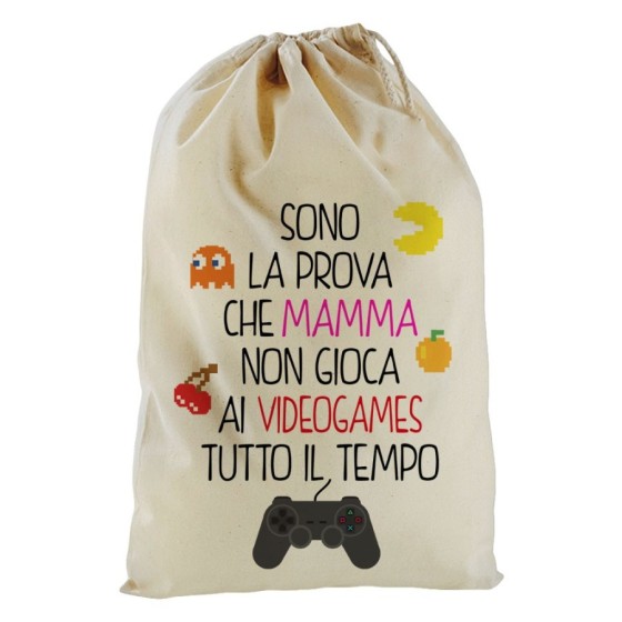 Sacchetto nascita bimbo sono la prova che mamma non gioca ai videogames tutto il tempo Per la mamma
