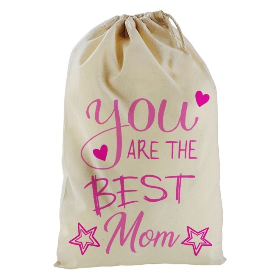 Sacchetto nascita bimbo you are the best mom star Per la mamma