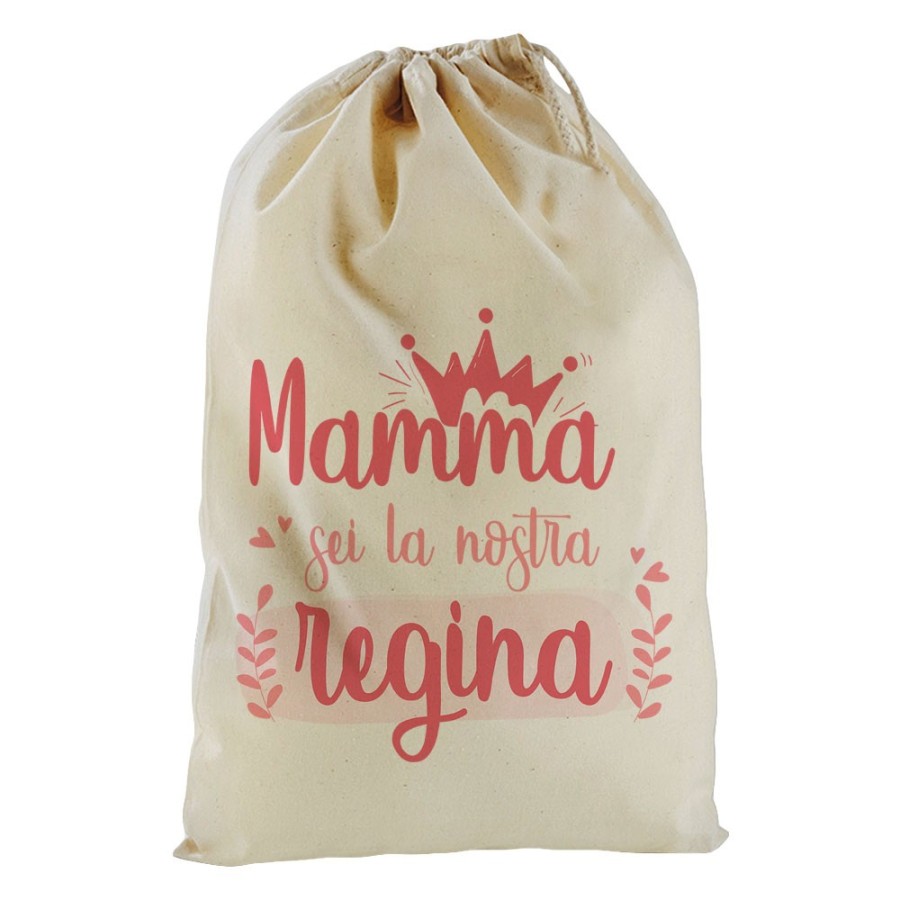 Sacchetto nascita bimbo mamma sei la nostra regina Per la mamma
