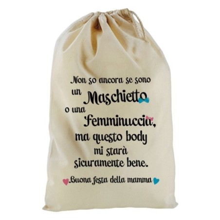 Sacchetto nascita non so ancora se sono un maschietto o...