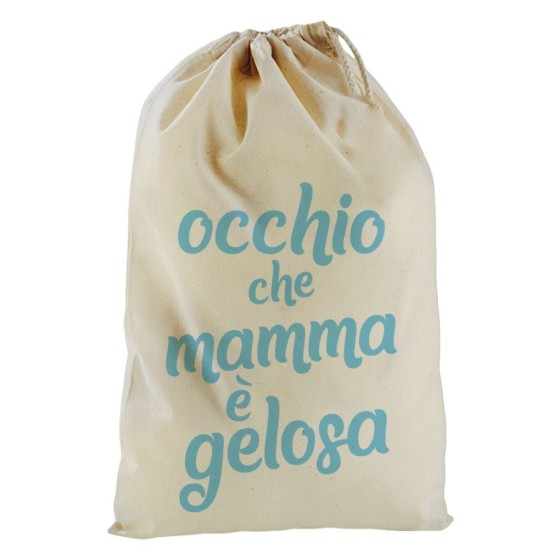 Sacchetto nascita bimbo occhio che mamma è gelosa Per la mamma
