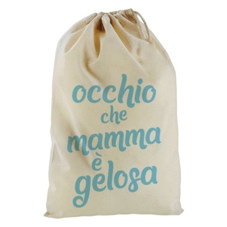 Sacchetto nascita bimbo occhio che mamma è gelosa