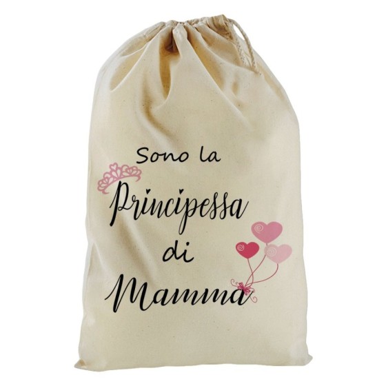 Sacchetto nascita bimba sono la principessa di mamma Per la mamma