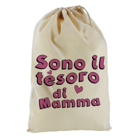 Sacchetto nascita bimbo sono il tesoro di mamma