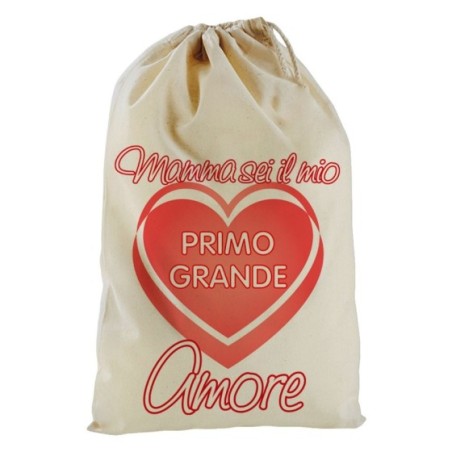 Sacchetto nascita bimbo mamma sei il mio primo grande amore