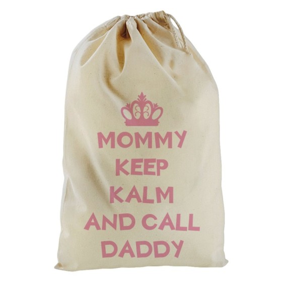 Sacchetto nascita bimbo mommy keep calm and call daddy Per la mamma