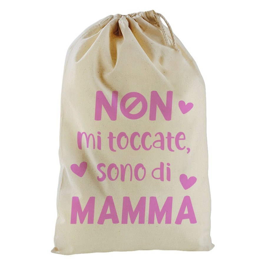 Sacchetto nascita bimbo non mi toccate sono di mamma Per la mamma