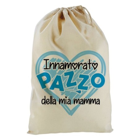 Sacchetto nascita bimbo innamorata pazza della mia mamma